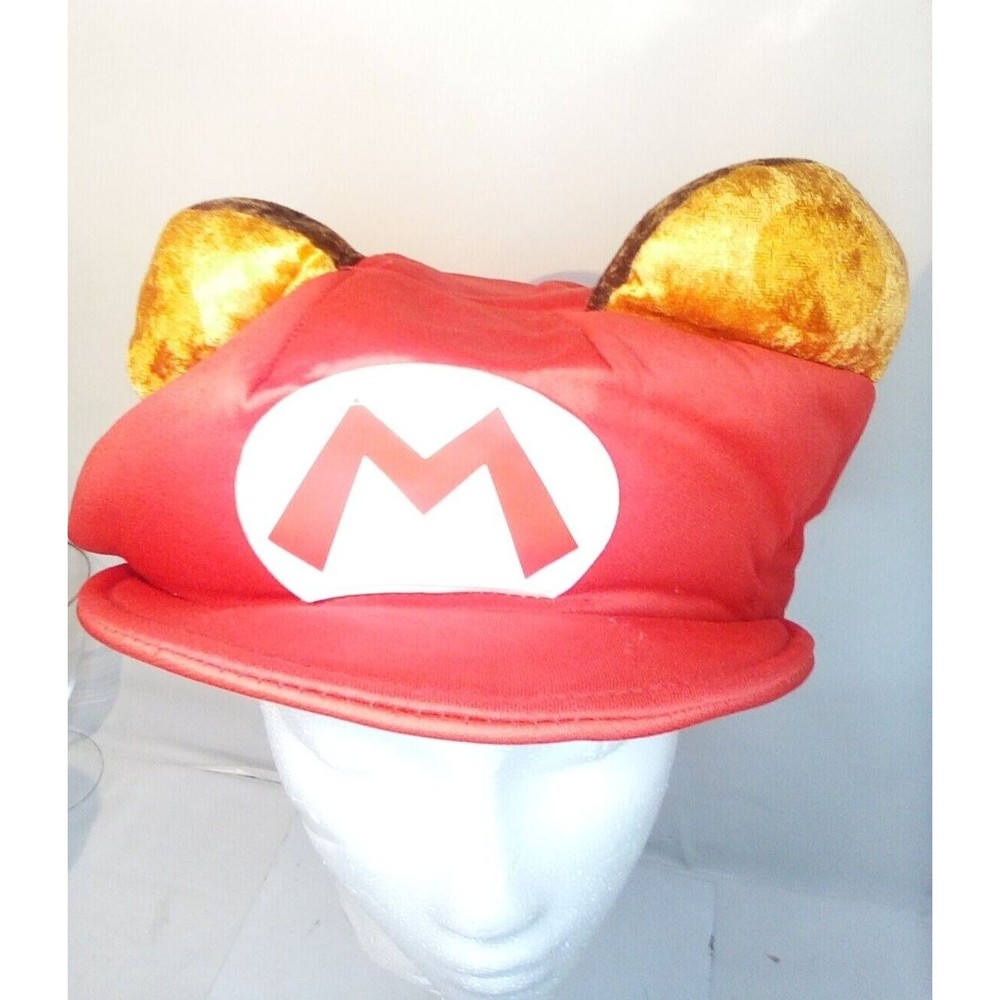 OFFICIAL NINTENDO HEAD WEAR SUPER MARIO HAT W/ FOX EARS COSTUME HALLOWEEN